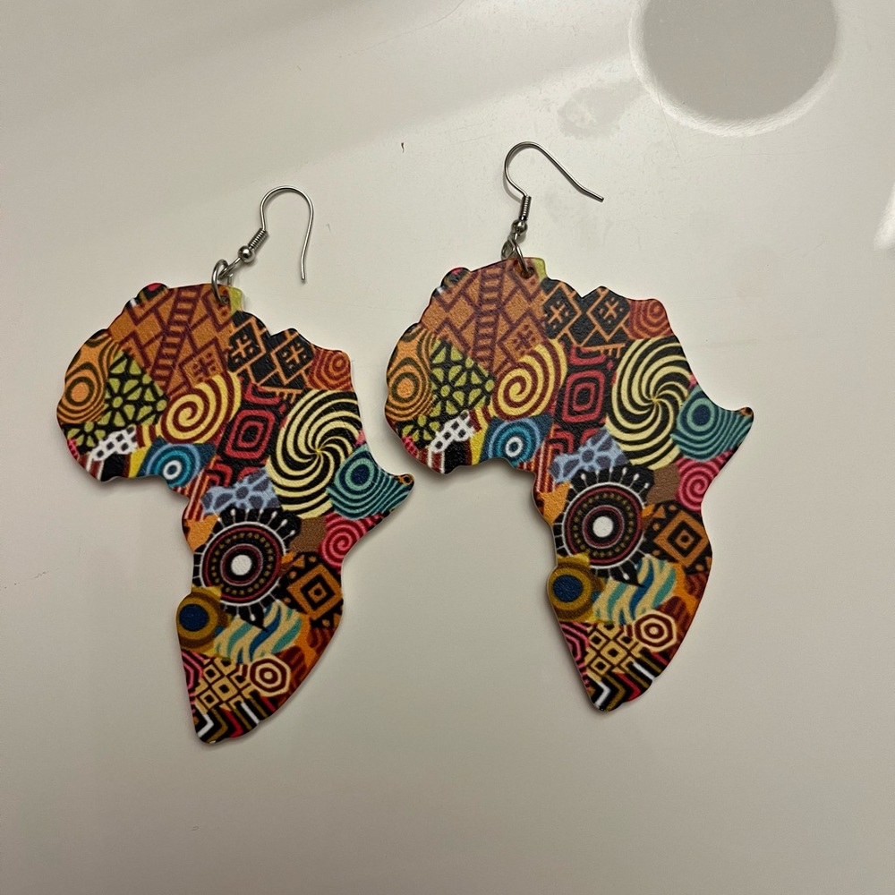BRAND NEW funky patterned earrings!